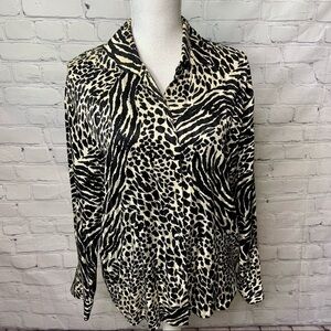 Adrianna Papell Vintage Silk Top 8